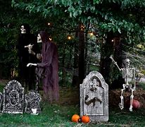 Image result for Haunted Halloween Graveyard