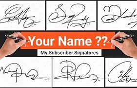 Image result for Personal Signature