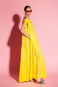 Image result for Yellow Summer Maxi Dress