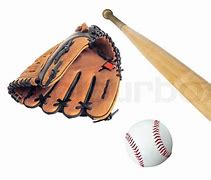 Image result for Baseball Bat Mitt and Ball Images