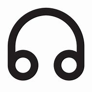 Image result for Headphones Outline PNG