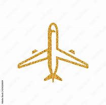 Image result for Gold Airplane Clip Art