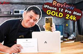 Image result for iPhone 12 Pro Max 24K Gold Earphones