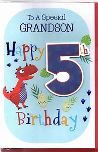 Image result for Happy 5th Birthday Grandson