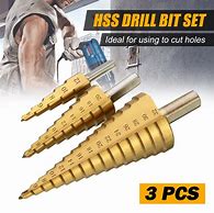 Image result for Large Step Drill Bits