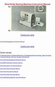 Image result for Elna Sewing Machine Instruction Manual Model 200