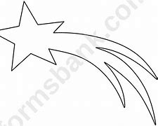 Image result for Shooting Star Blank Template