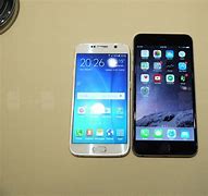 Image result for Comparison of iPhone 6 Plus and Samsung S6