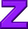Image result for Uppercase Letter Z in Purple