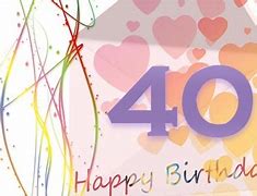 Image result for Happy 40th Birthday Card Printable