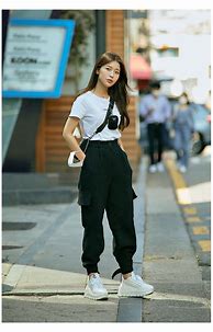 Image result for Korean Street-Style Female