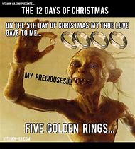 Image result for Lord of the Rings 12 Days of Christmas Meme