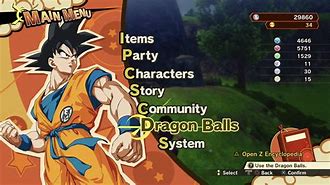 Image result for Dragon Ball Fighters Main Menu