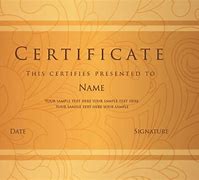 Image result for Computer Certificate Template with Ink Stamp