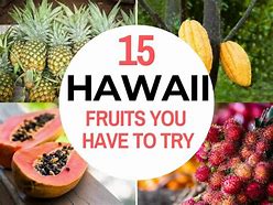 Image result for Tropical Fruit in Hawaii