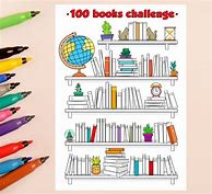 Image result for 100 Book Challenge Printable