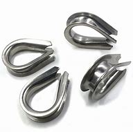 Image result for Stainless Steel Wire Rope Cable with Thimble