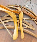 Image result for wood clothes hanger