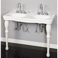 Image result for Double Pedestal Bathroom Sink