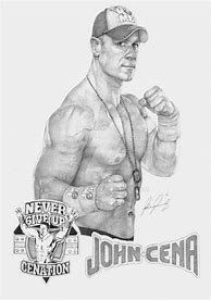 Image result for WWE Drawing John Cena Angry Cartoon