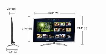 Image result for Samsung TV Dimensions 70