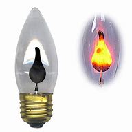 Image result for Electric Flame Light Bulb