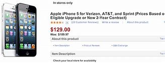 Image result for How much is an iPhone 5 at Walmart?