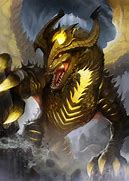 Image result for Gold Dragon Art