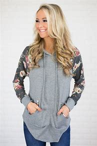 Image result for Hoodie with Floral Sleeves