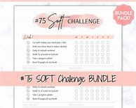Image result for 75 Day Soft Challenge Template