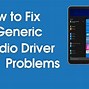 Image result for Generic Audio Driver Fix