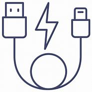 Image result for A USB Cord with a Lightning Symbol