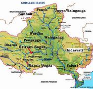 Image result for Godavari River On Map