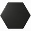 Image result for Black Hexagon Tile Kitchen