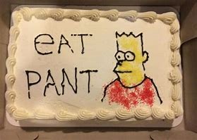 Image result for Bart Simpson Cake Meme