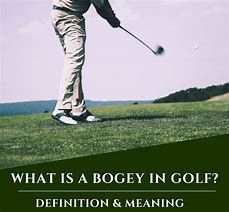 Image result for What Is a Bogey