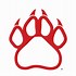 Image result for Free Wildcat Paw SVG