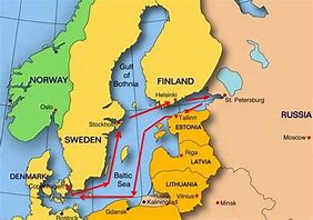 Image result for Map St. Petersburg Russia to Finland Border