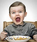 Image result for Funny Baby Eating Food