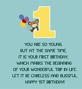 Image result for 1st Birthday Quotes