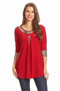 Image result for Blue Tunic Tops for Women