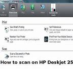 Image result for HP Deskjet 2540 Scan Button