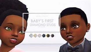 Image result for Sims 4 Toddler Earrings CC