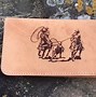 Image result for Leather Checkbook Wallet Bull Rider