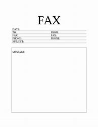 Image result for Cover Letter Fax Fillable