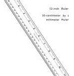 Image result for Inches to mm Ruler Chart