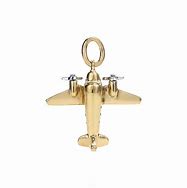 Image result for Gold Airplane Pendant