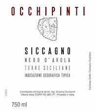 Image result for Arianna Occhipinti Nero d'Avola Sicilia Siccagno