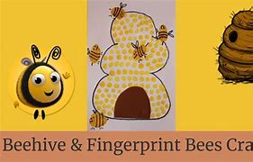 Image result for Fingerprint Bee Craft