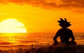 Image result for Goku Sunset Wallpaper